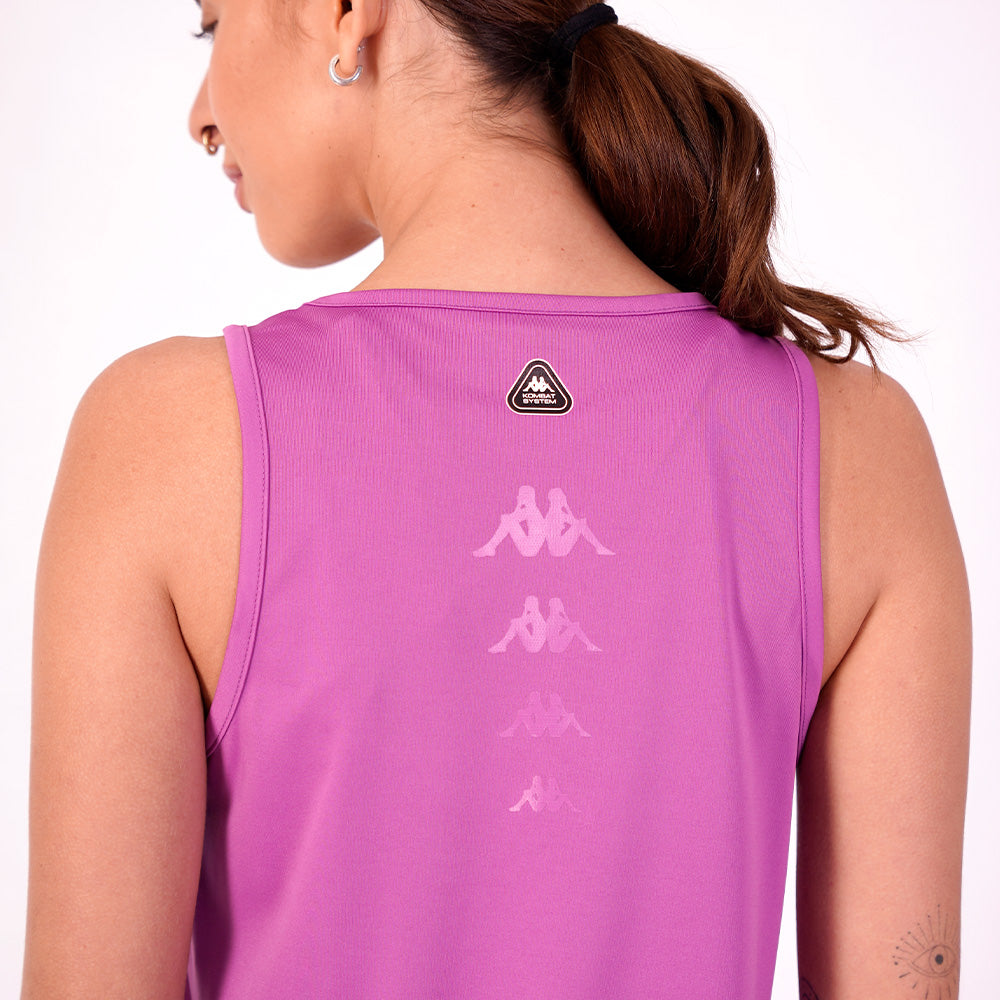 Polo Kappa Egri Fuchsia Mujer