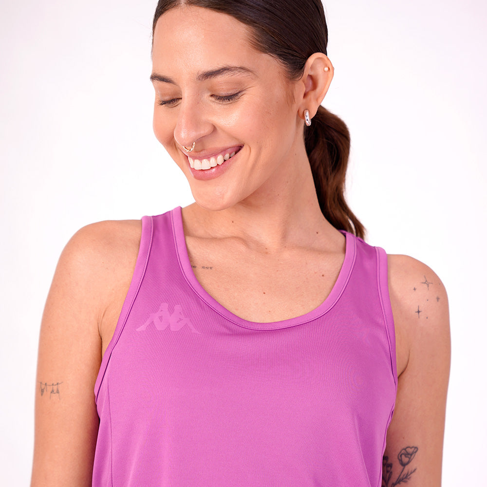 Polo Kappa Egri Fuchsia Mujer