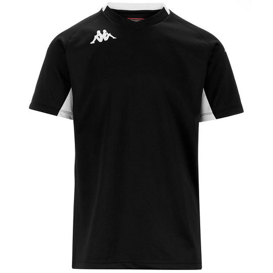 Polo Kappa Kappa4Rugby Bemi Black-White Hombre