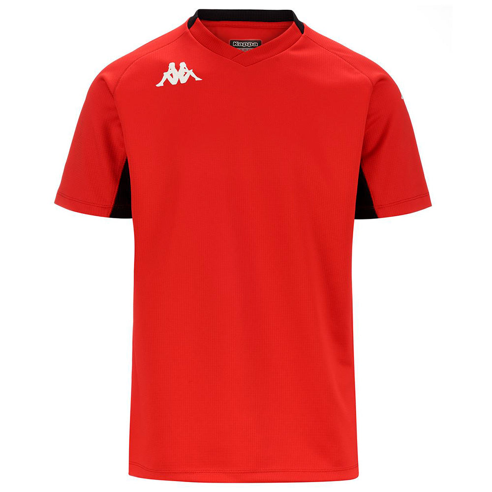 Polo Kappa Kappa4Rugby Bemi Red-Black Hombre