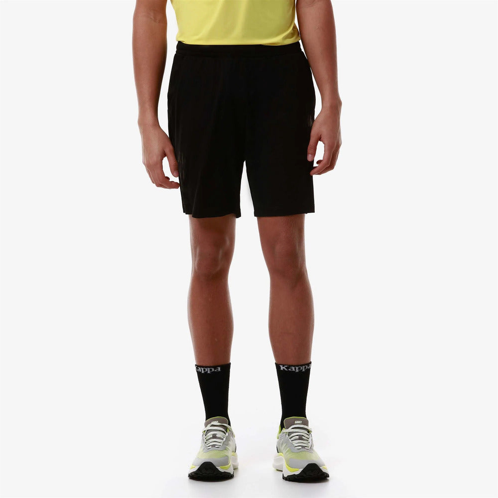 Short Kappa Elmo Black Hombre