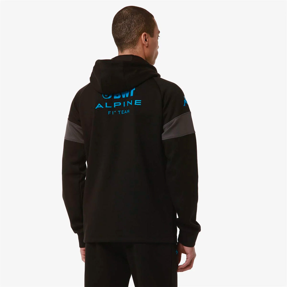 Veste Kappa Adofre BWT Alpine F1 Team 2024 Pour Homme - Bleu - Taille 2XL - 75% Polyester, 25% Coton - 14