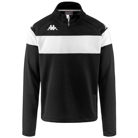 Casaca Kappa Kappa4Soccer Dovare Black-White Hombre